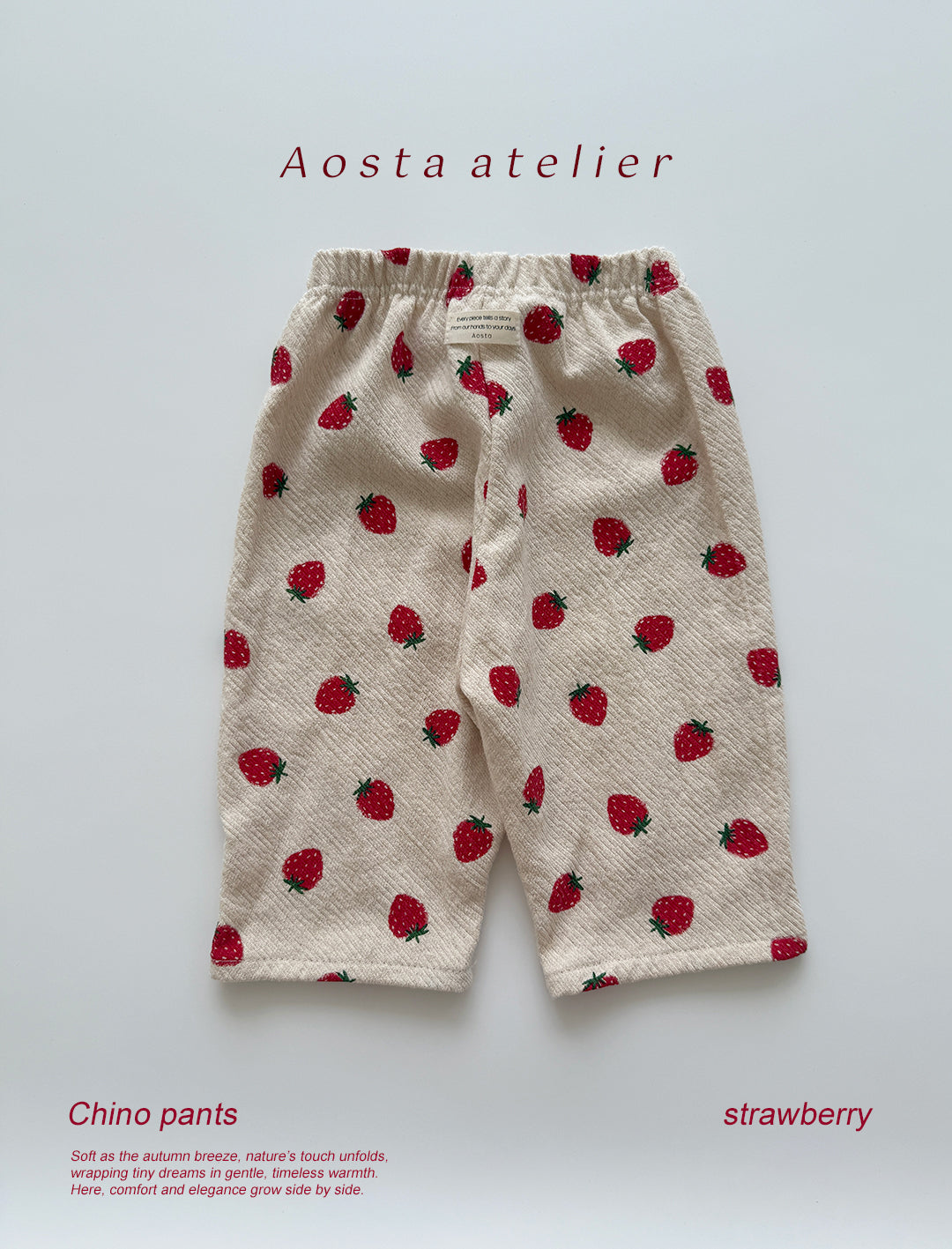 ［Aosta］Chino pants