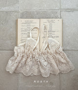 ［Aosta］Lace ribbon bustier