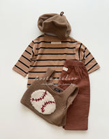 ［Aosta］Signature stripe T