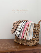 ［Aosta］Signature stripe T