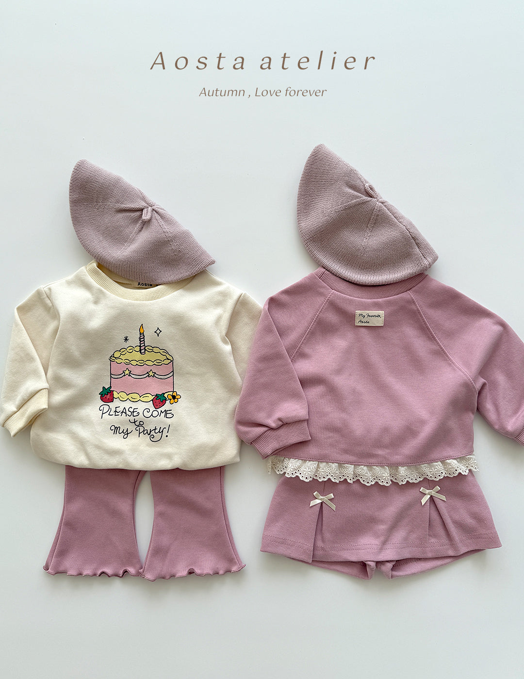 ［Aosta］Knit beret