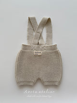 ［Aosta］Knit overalls