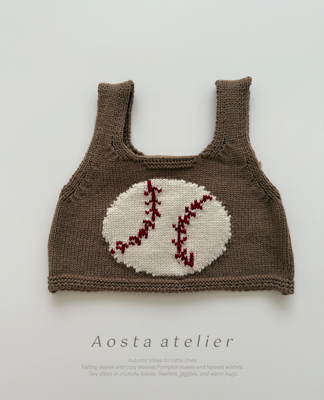 ［Aosta］Knit O vest