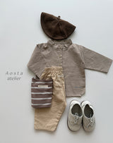 ［Aosta］Signature stripe T