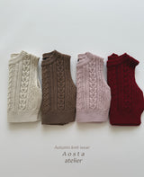 ［Aosta］Knit vest
