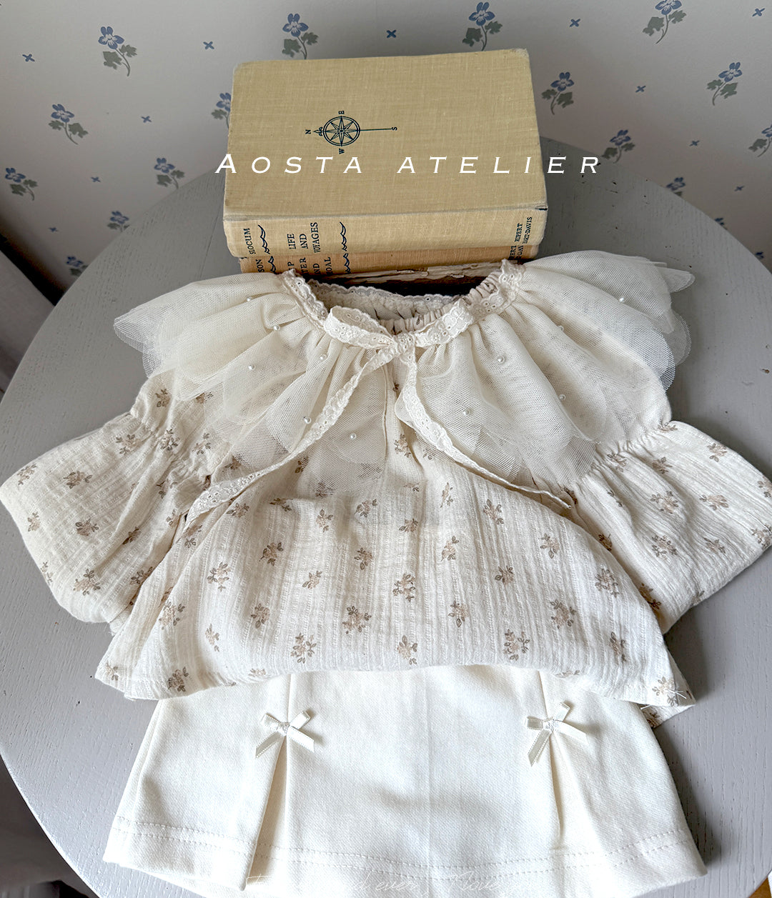 ［Aosta］Jelly skirt pants