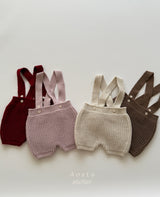 ［Aosta］Knit overalls