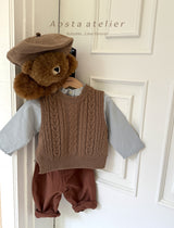 ［Aosta］Knit vest