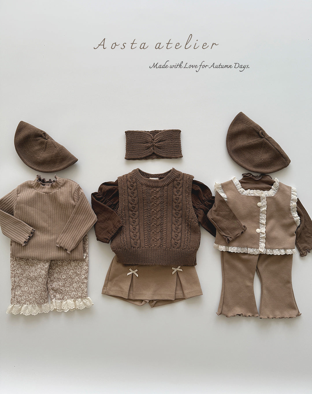 ［Aosta］Knit hairband