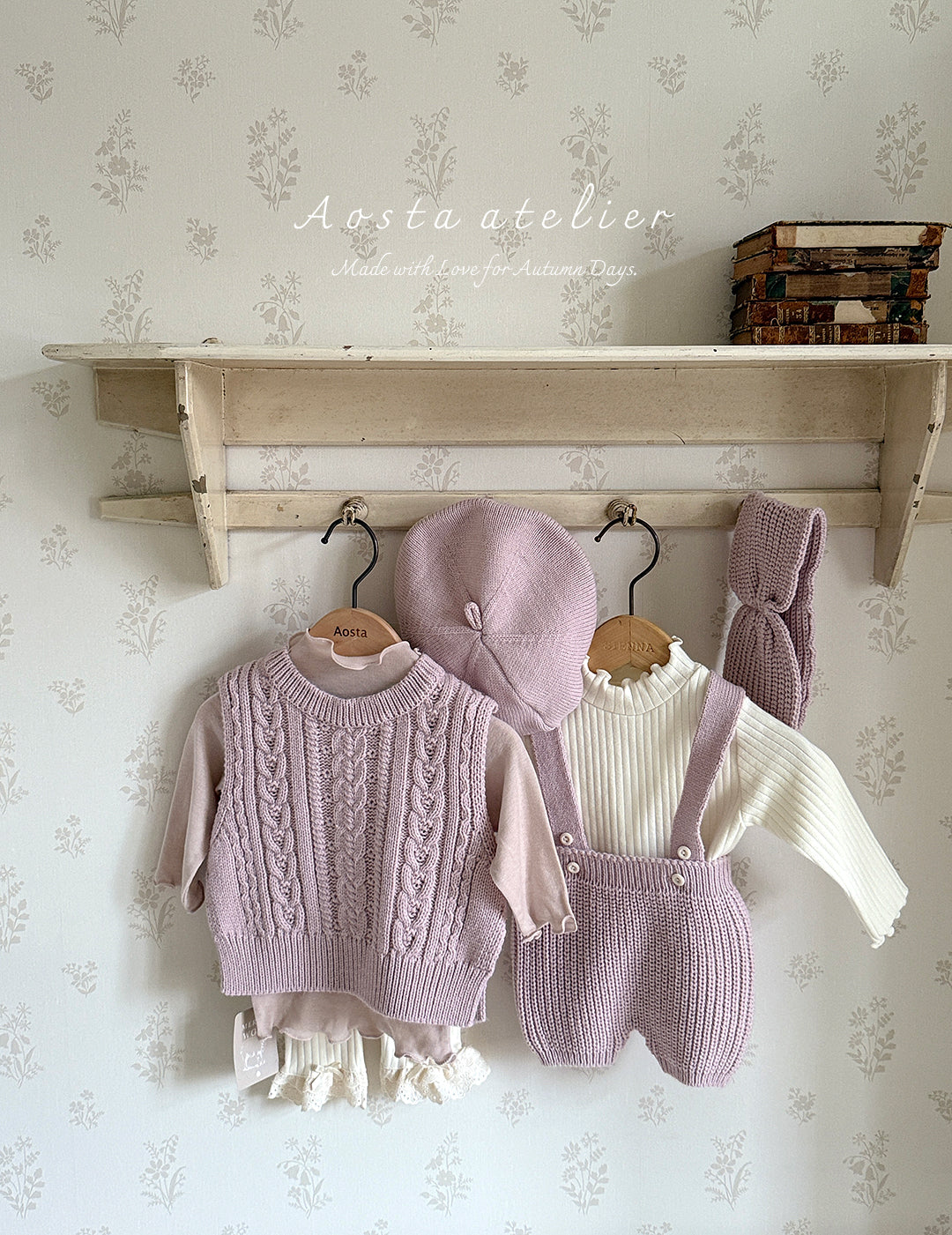 ［Aosta］Knit vest