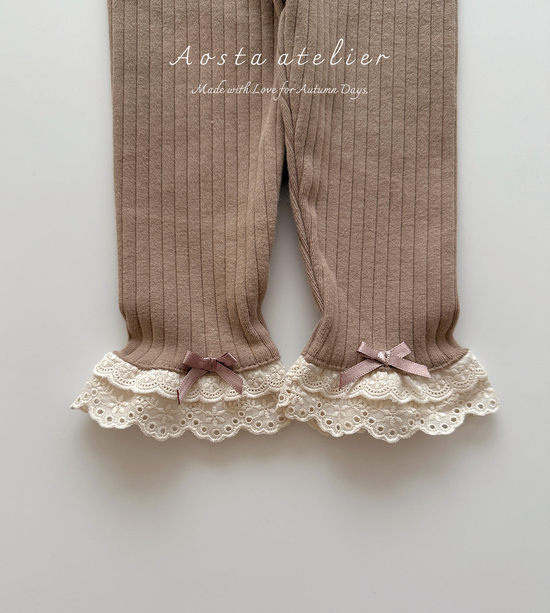 ［Aosta］Camellia leggings