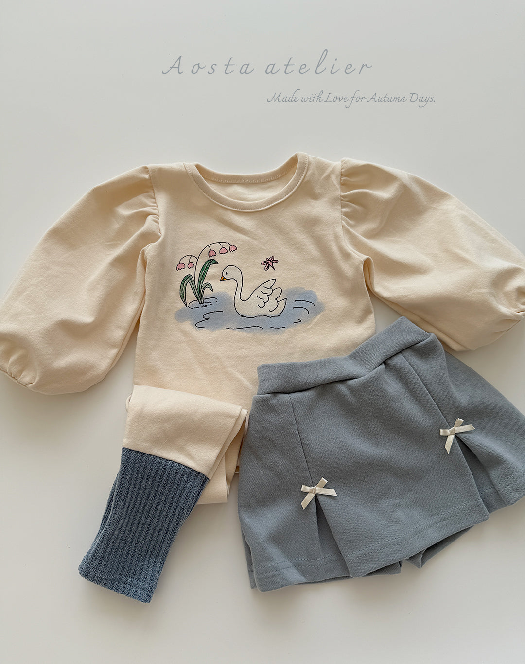 ［Aosta］Jelly skirt pants