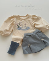 ［Aosta］Jelly skirt pants