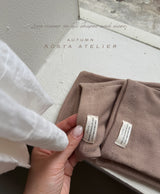 ［Aosta］Mellow rib pants