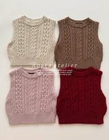 ［Aosta］Knit vest