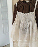 ［Aosta］Lace leaf one-piece