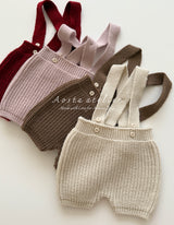 ［Aosta］Knit overalls