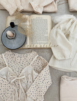 ［Aosta］Lace ribbon bustier