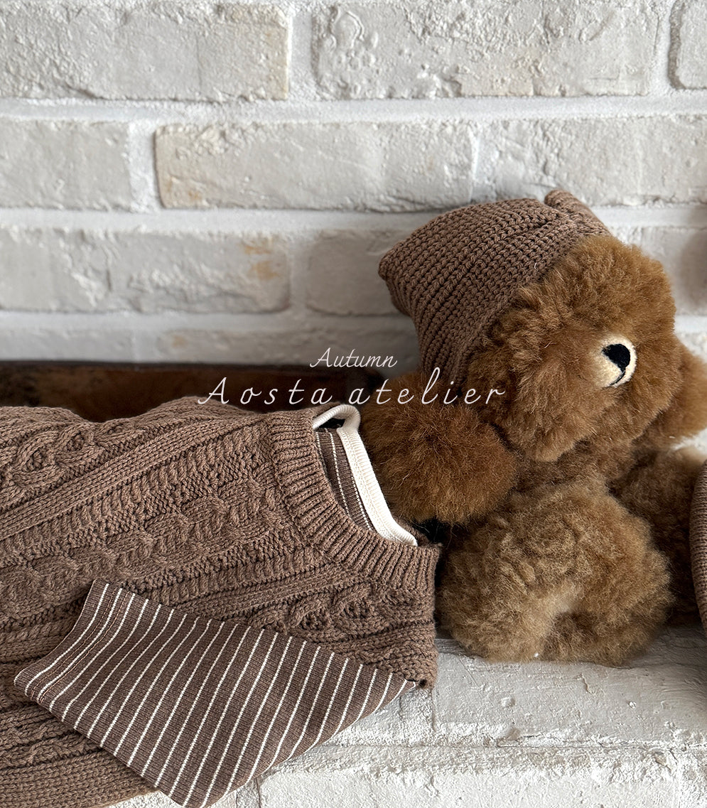 ［Aosta］Knit vest