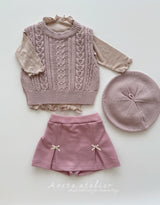 ［Aosta］Knit vest