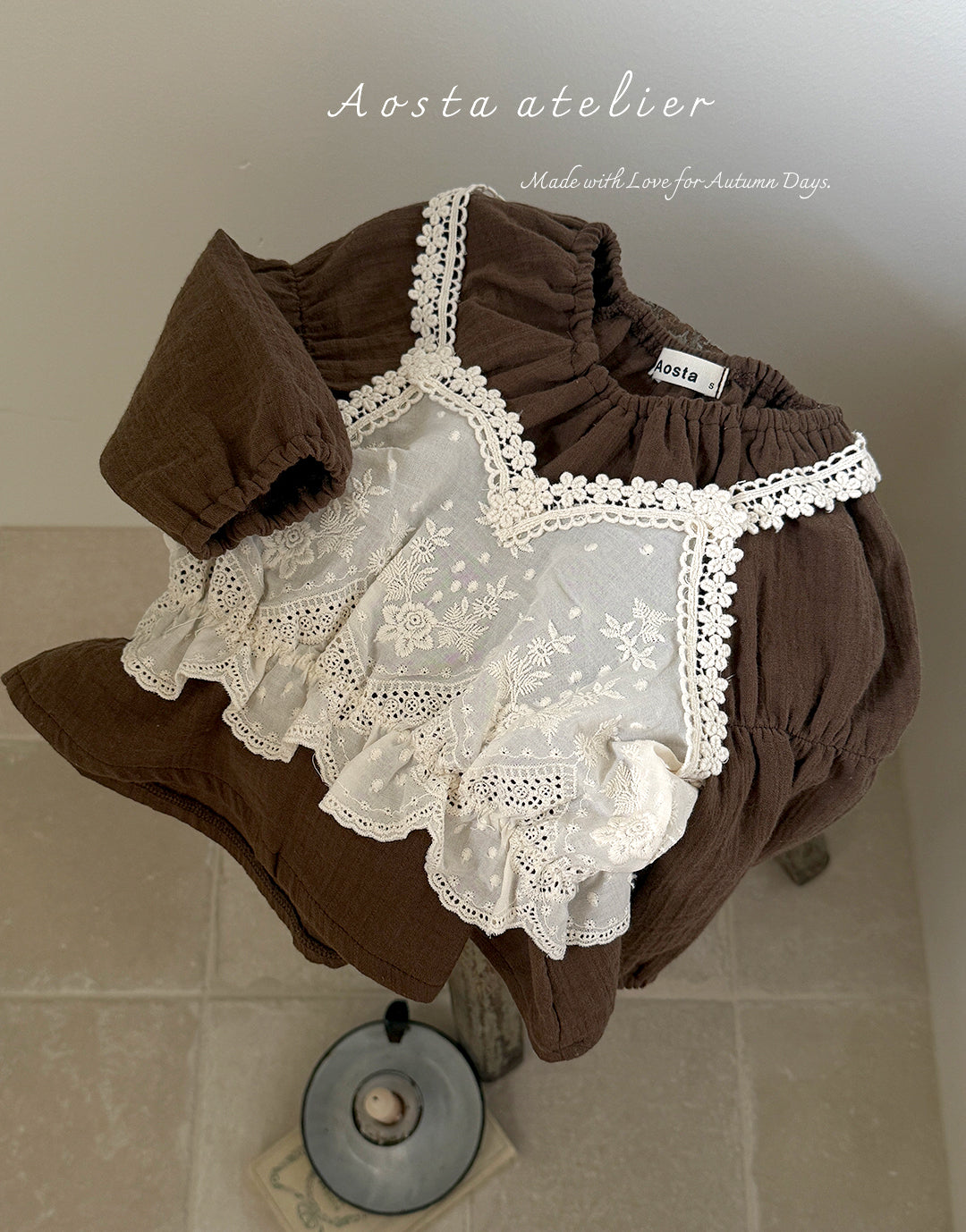 ［Aosta］Lace bustier