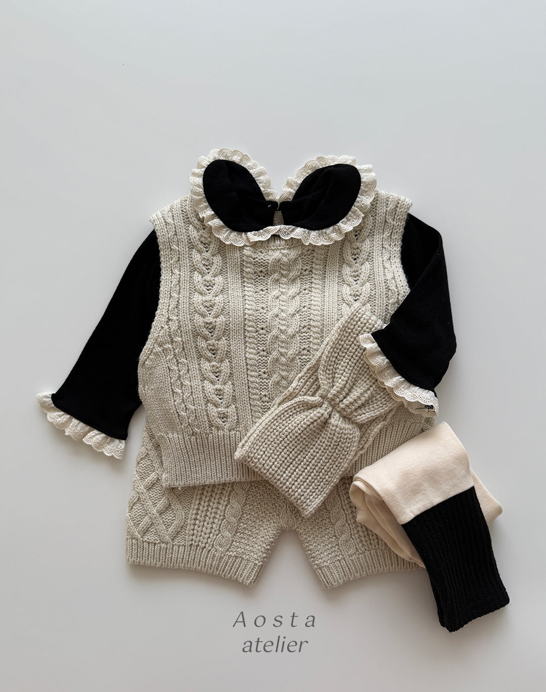 ［Aosta］Knit vest