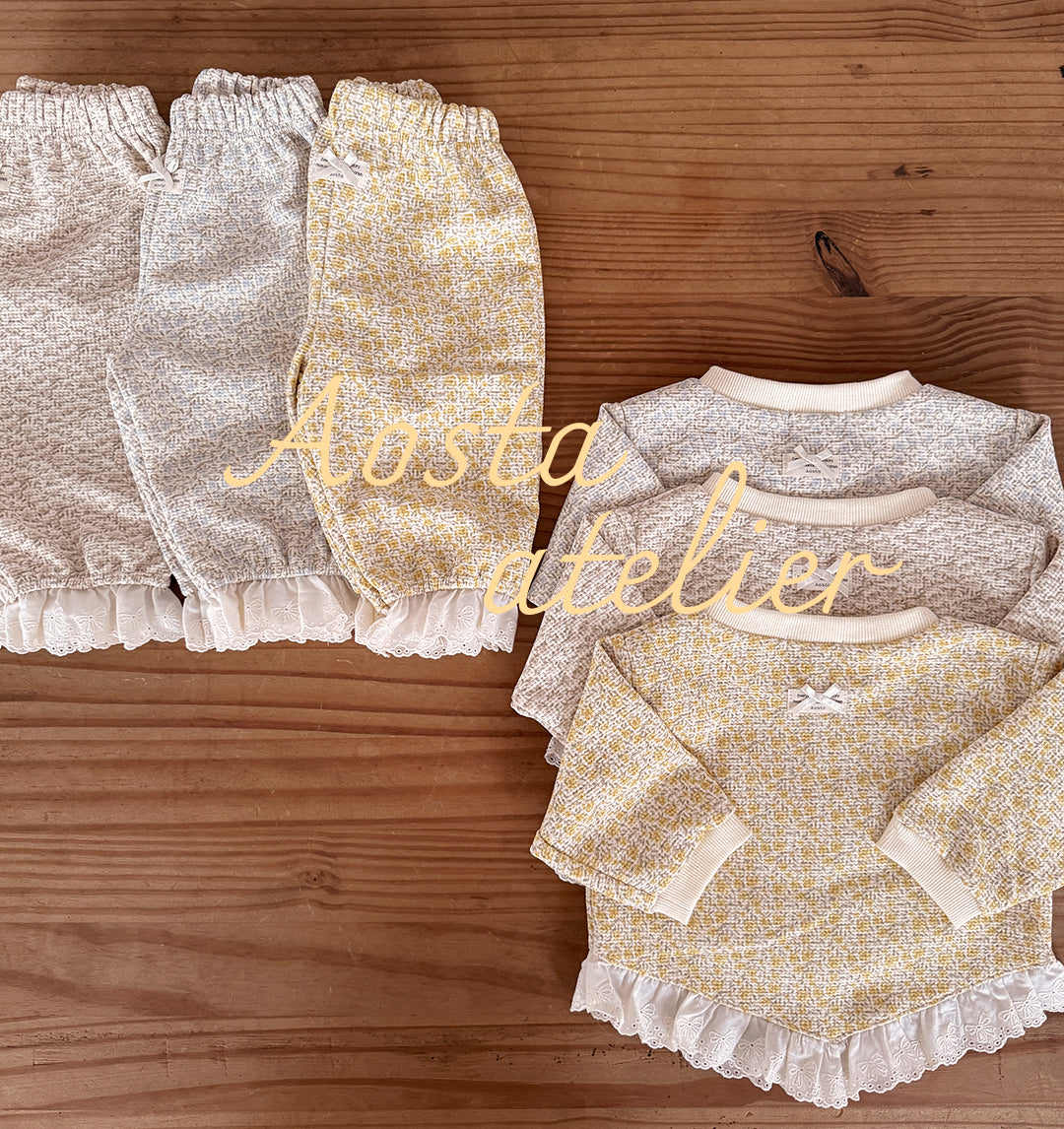 ［Aosta］Lebonbon pants