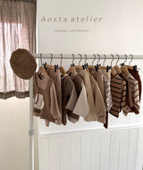［Aosta］Mellow rib pants