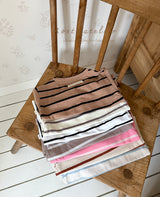 ［Aosta］Signature stripe T