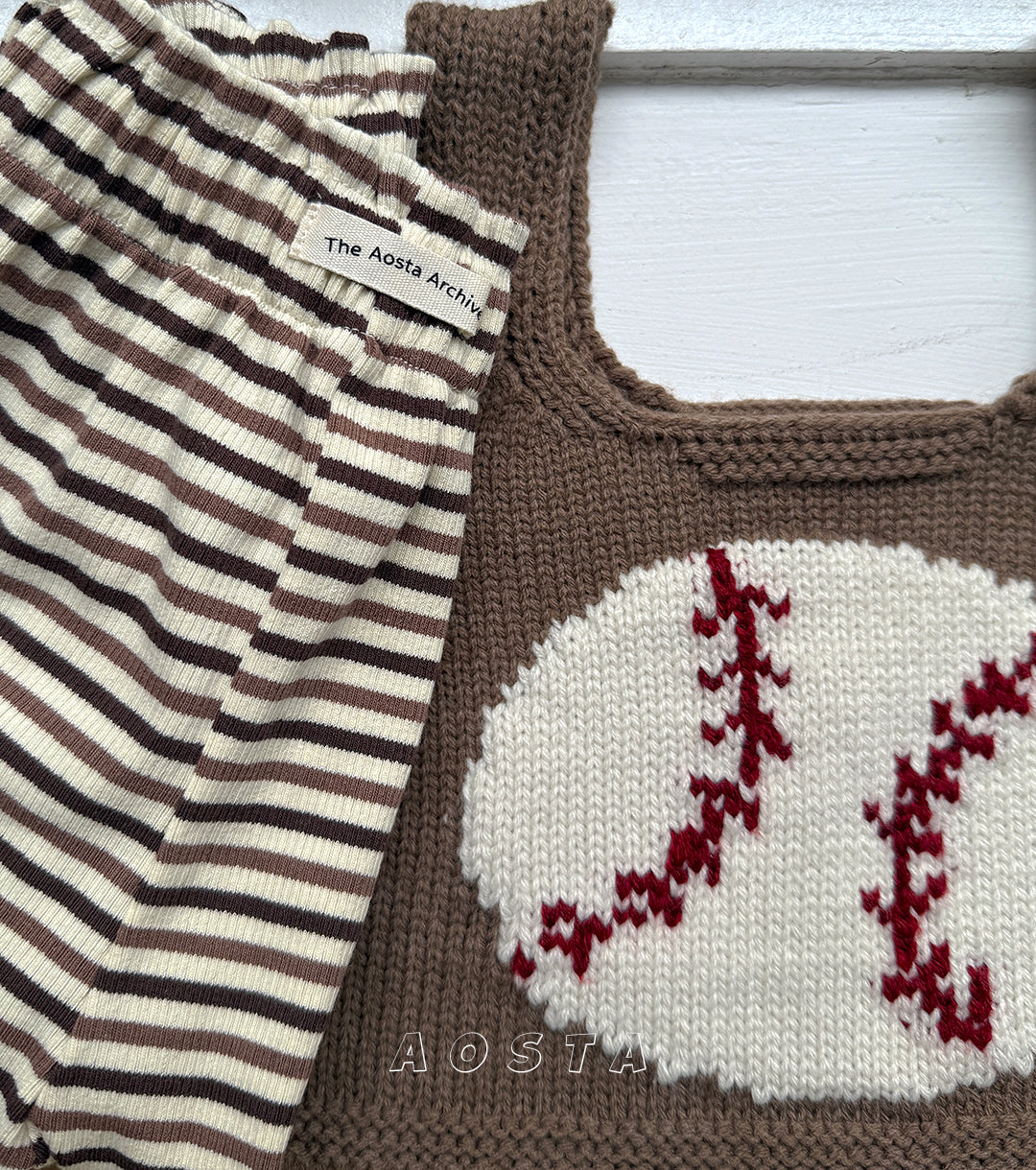 ［Aosta］Knit O vest