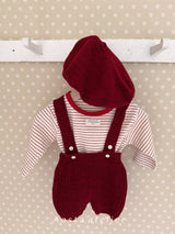 ［Aosta］Knit overalls