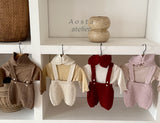 ［Aosta］Knit overalls