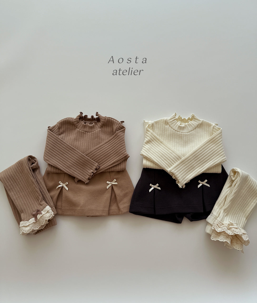 ［Aosta］Camellia leggings
