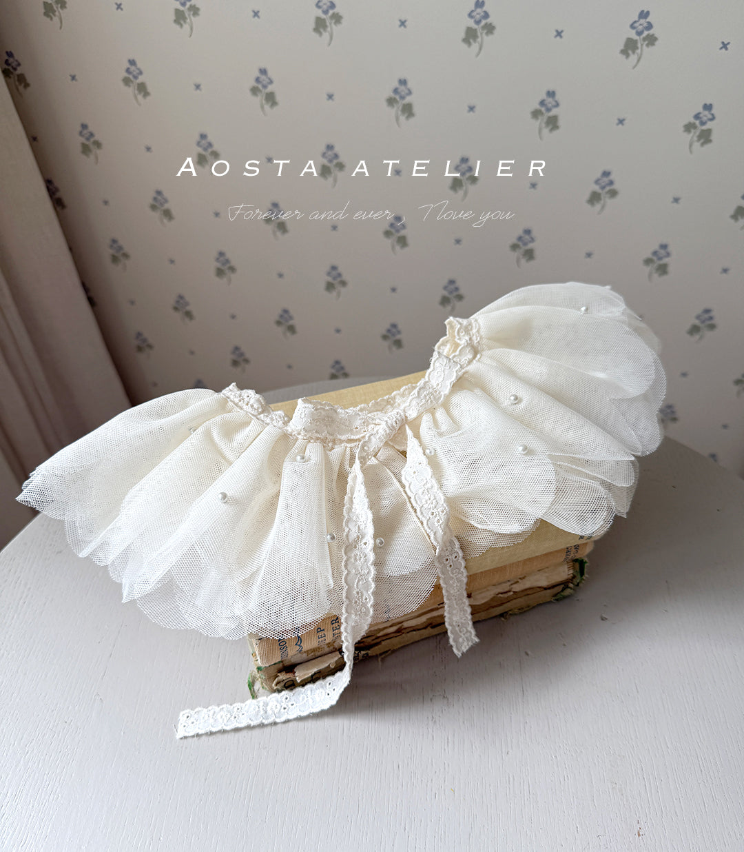 ［Aosta］Lace cape