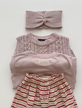 ［Aosta］Knit vest