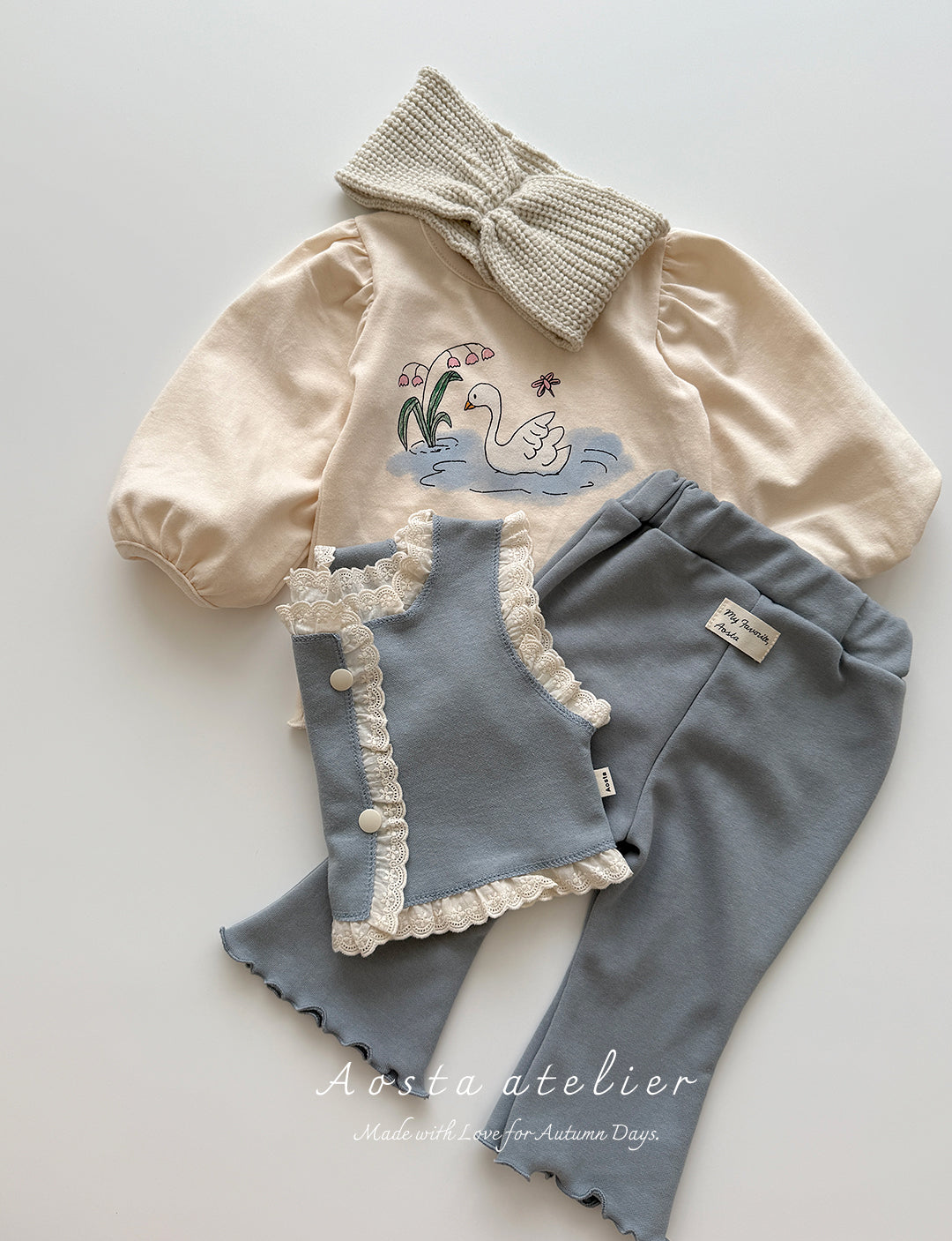 ［Aosta］Jelly pants