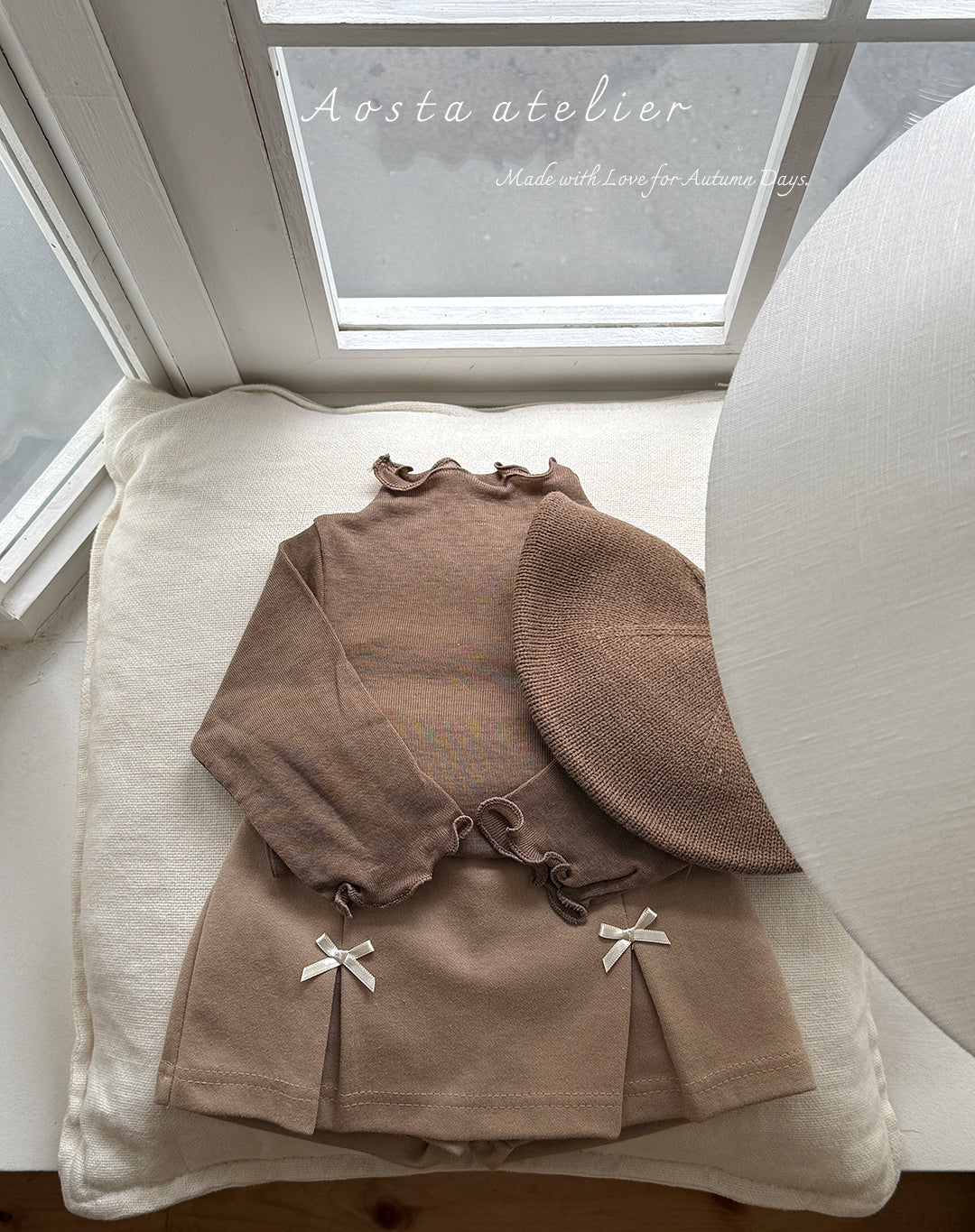 ［Aosta］Knit beret