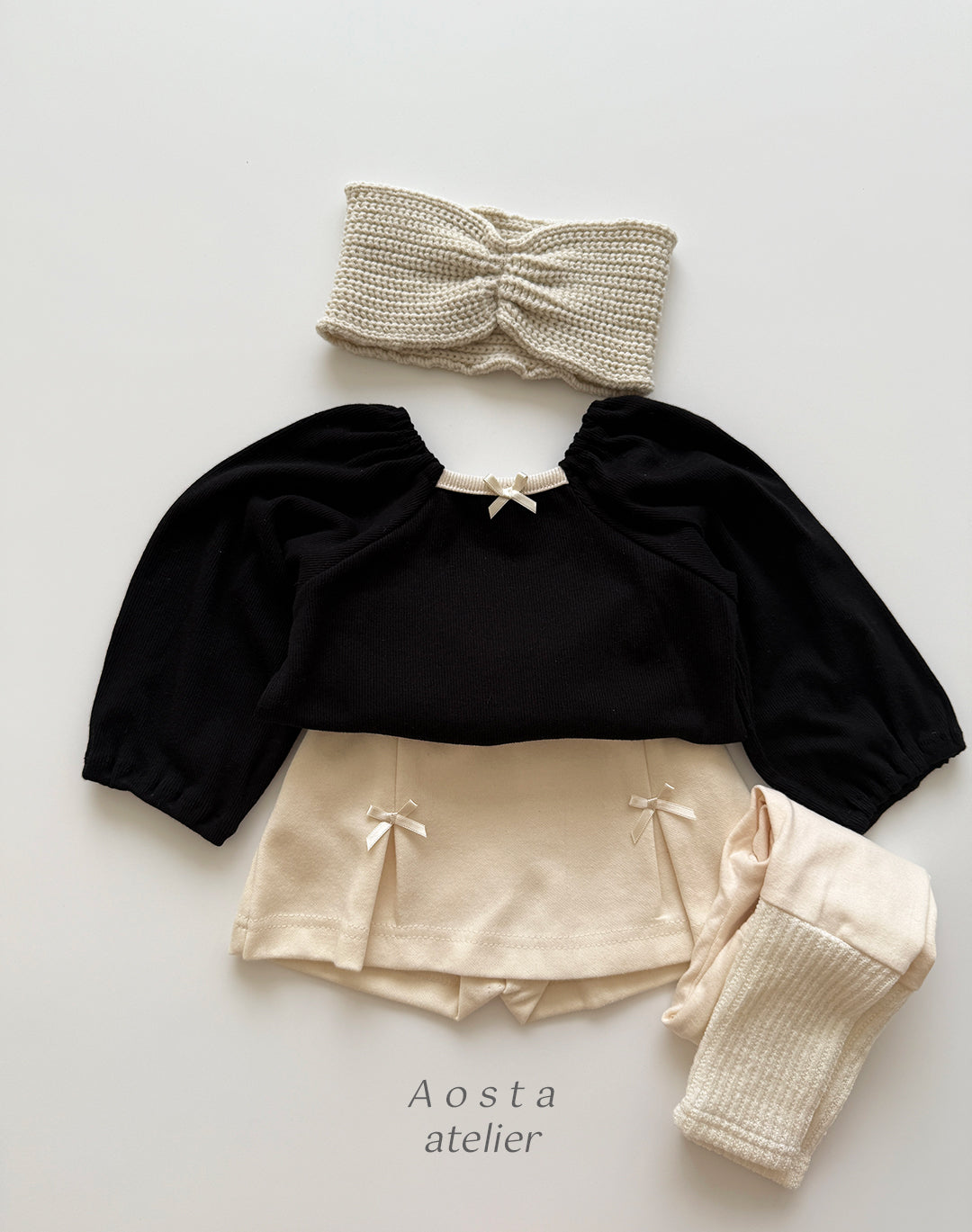 ［Aosta］Knit hairband