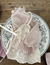 ［Aosta］Lace ribbon bustier