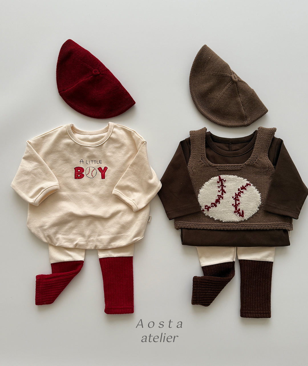 ［Aosta］Knit O vest