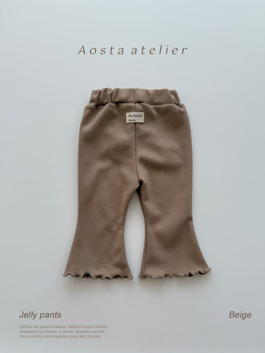 ［Aosta］Jelly pants