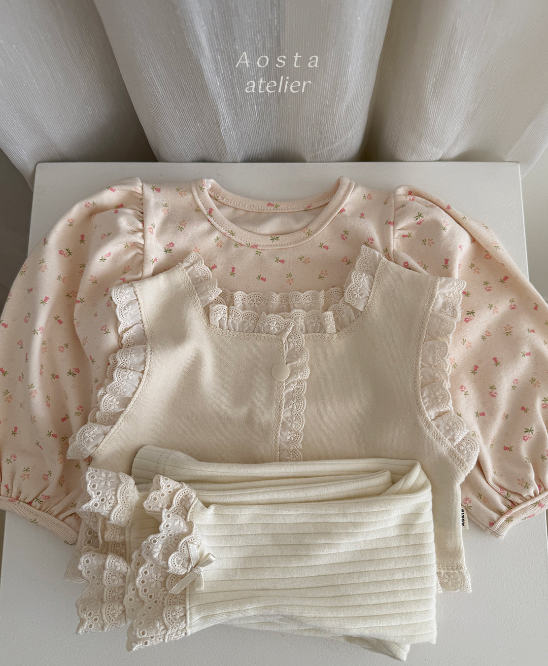 ［Aosta］Camellia leggings