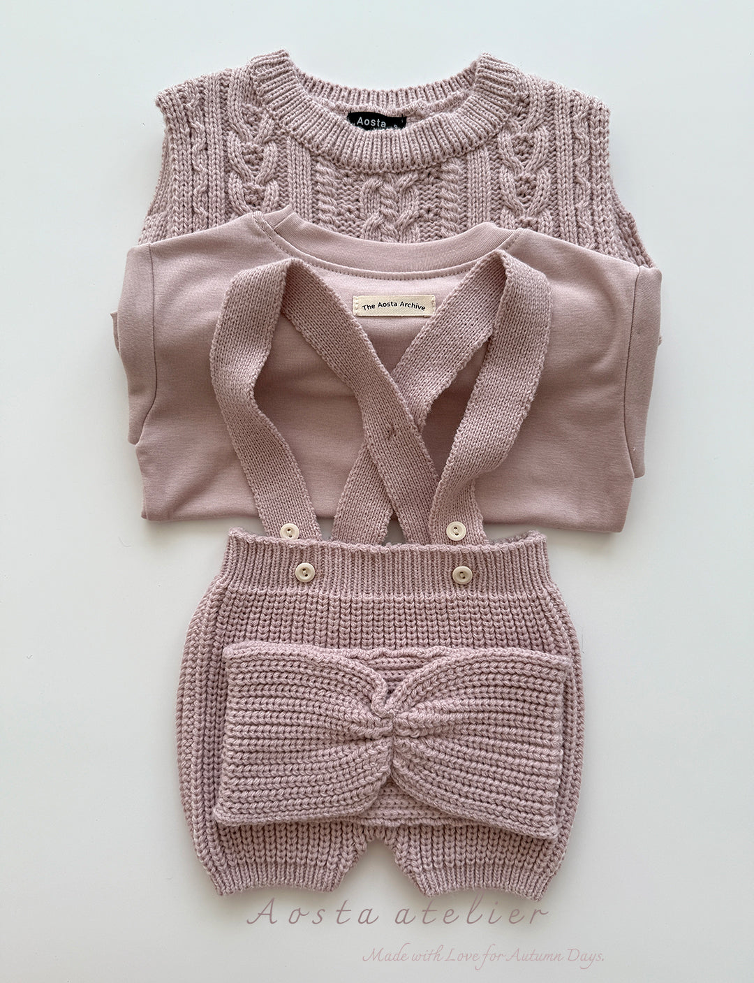 ［Aosta］Knit vest