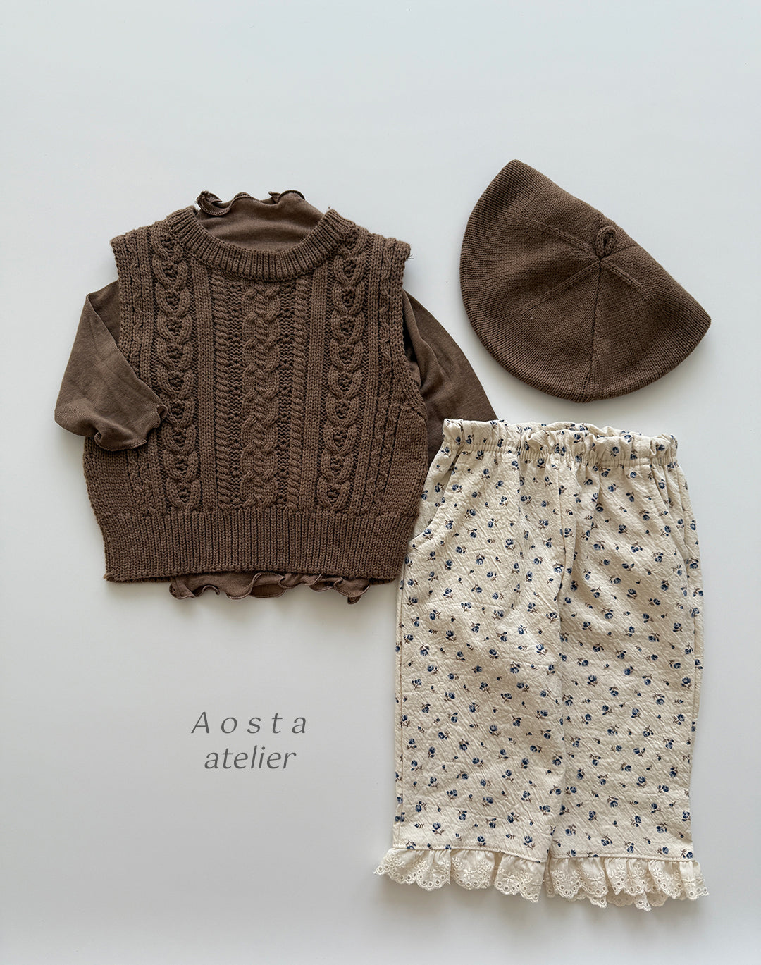 ［Aosta］Knit vest