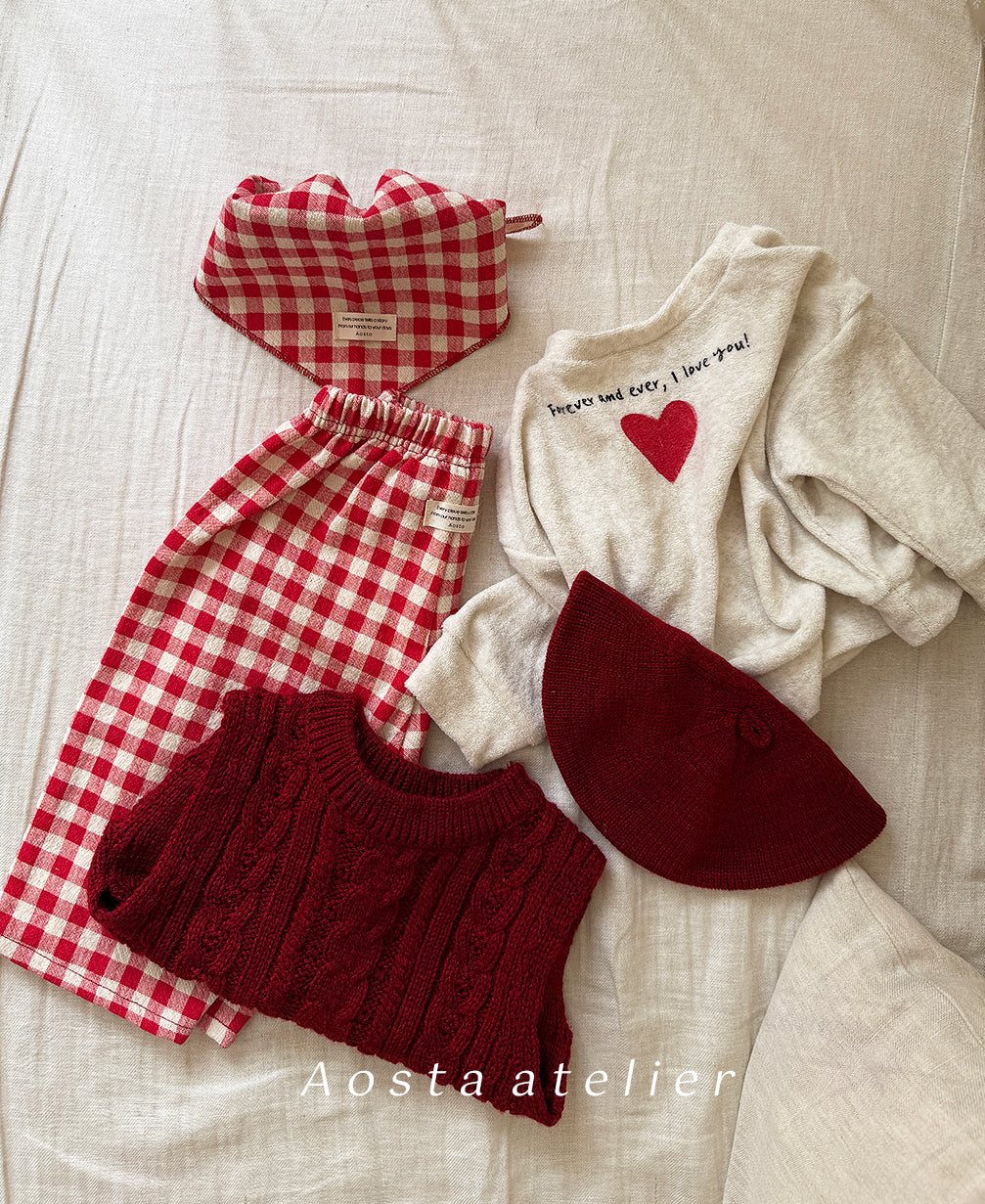 ［Aosta］Knit vest