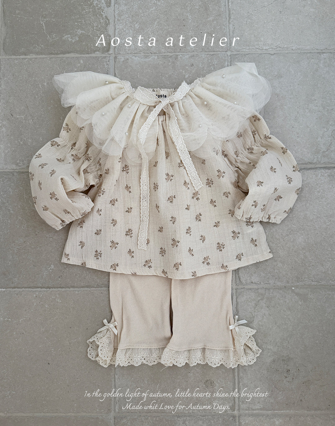 ［Aosta］Lace cape