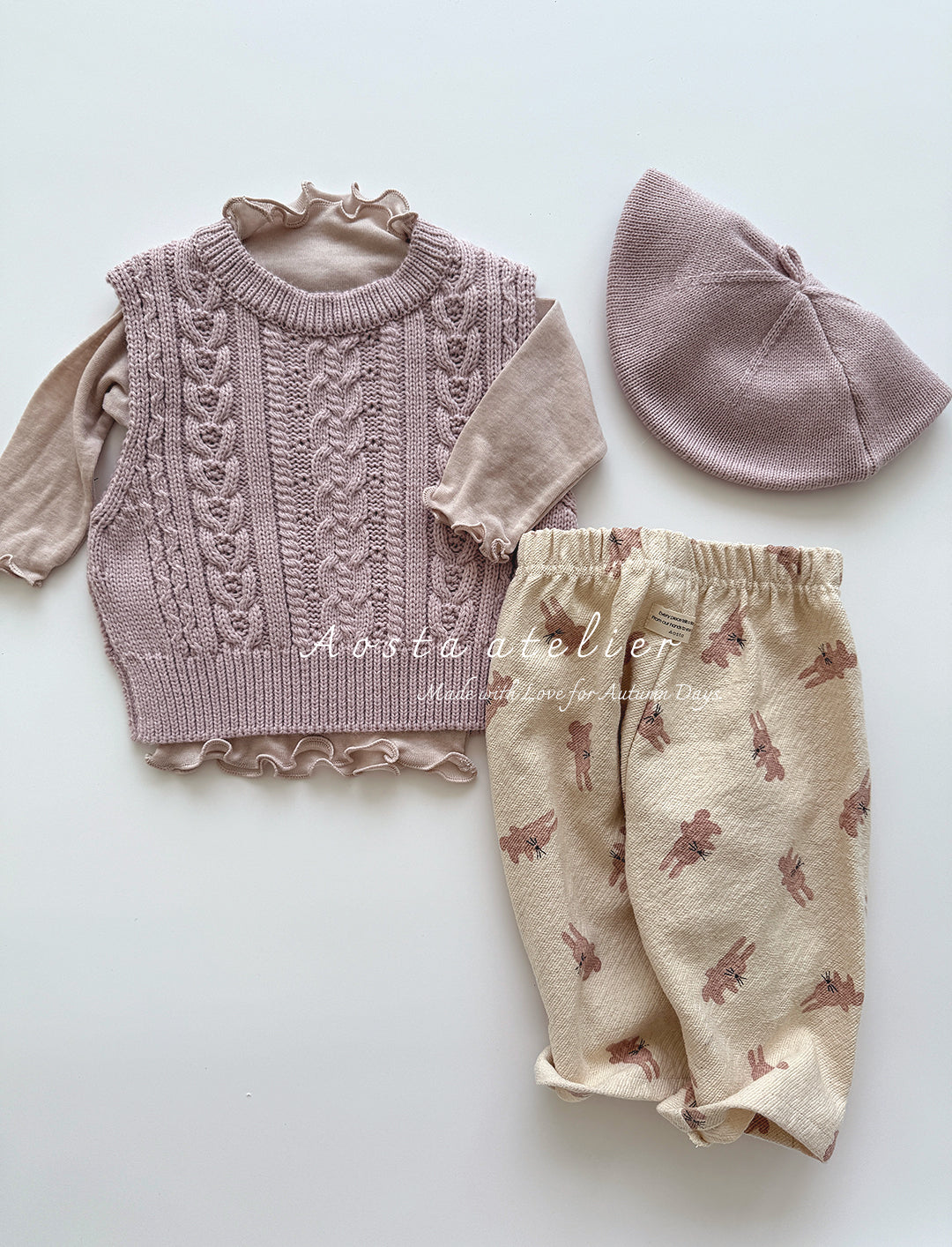 ［Aosta］Knit vest