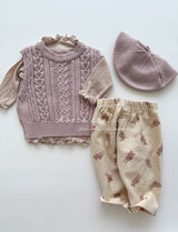 ［Aosta］Knit vest