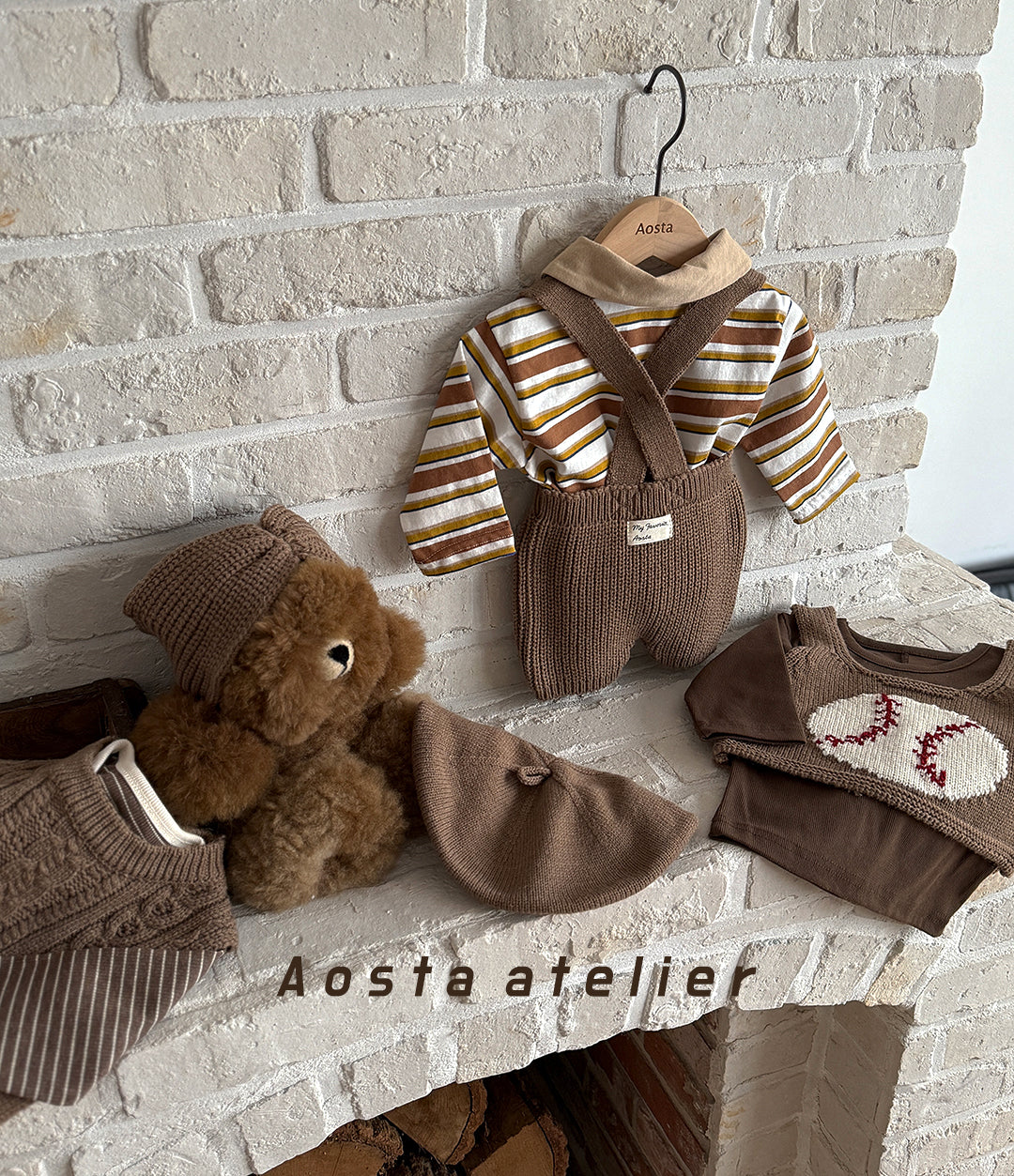 ［Aosta］Knit beret