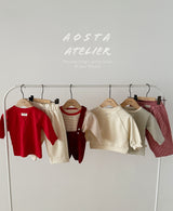 ［Aosta］Knit overalls